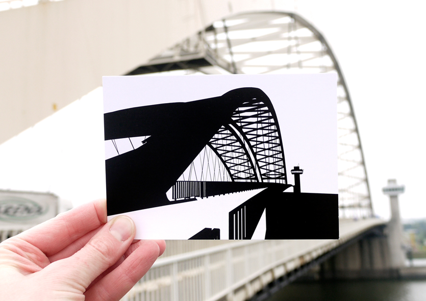 postcard of Van Brienenoordbrug by WUUDY